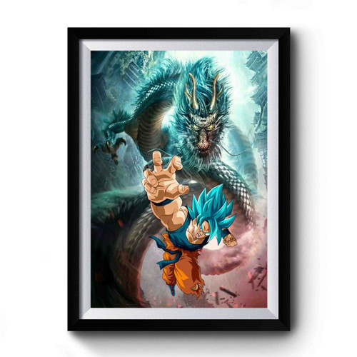 Goku and Daishinkan Dragonball Premium Poster