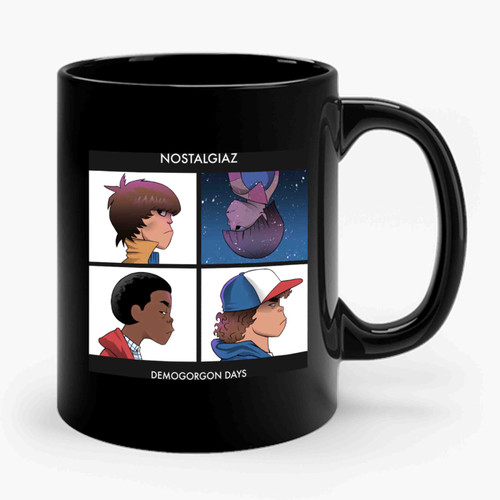 Stranger Things Parody Gorillaz Demogorgon Sci Fi Fantasy 2 Ceramic Mug