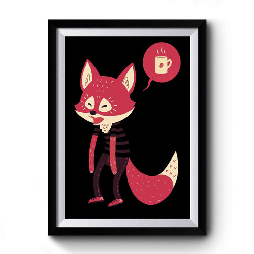 Good Morning Fox Premium Poster