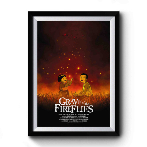 Grave Of The Fireflies Animated Premium Poster