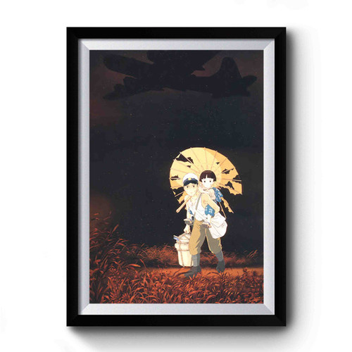 Grave Of The Fireflies Hotaru No Haka Premium Poster