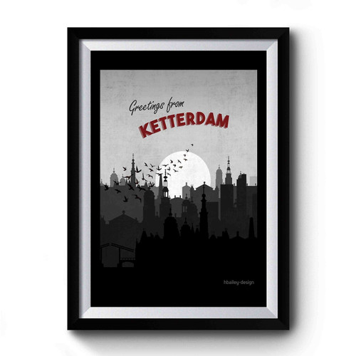 Greetings from Ketterdam Six of Crows Postcard Premium Poster