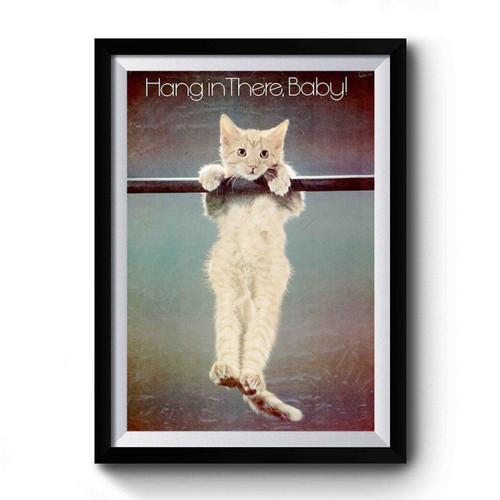 Hang In There Baby 1 Premium Poster