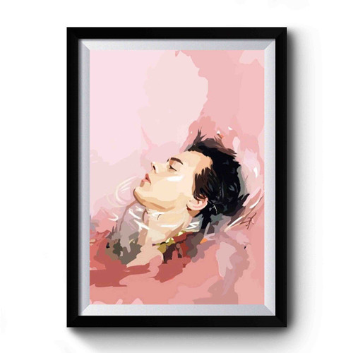 harry styles water pink Premium Poster