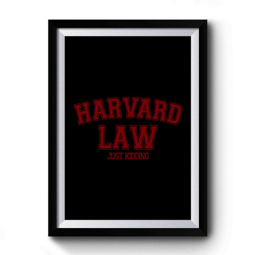 Harvard Law Premium Poster
