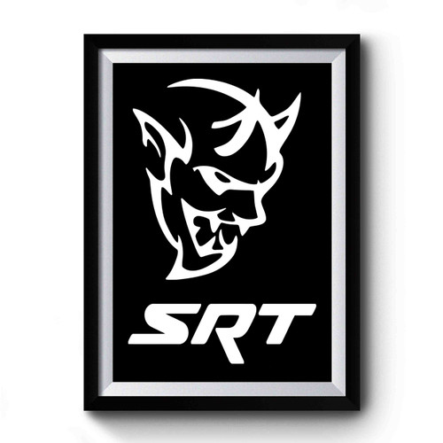 Head Demon S R T Logo Premium Poster
