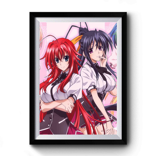 High School Rias Gremory Animee Premium Poster