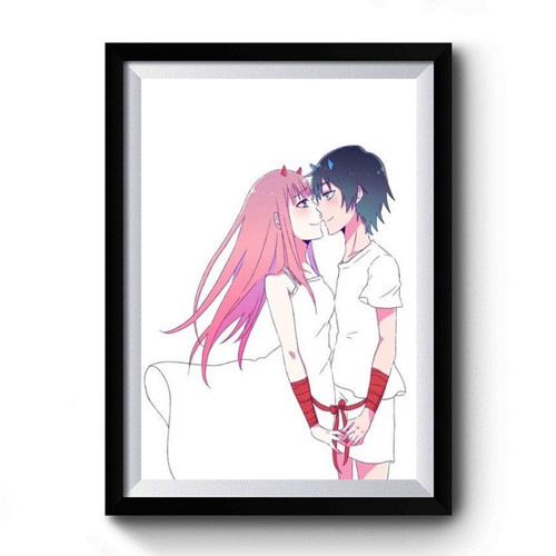 Hiro And Zero Two Anime 2 Premium Poster