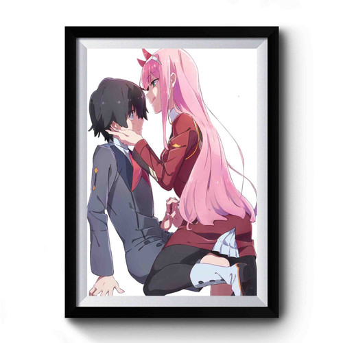 Hiro X Zero Two Darlinginthefranxx Premium Poster