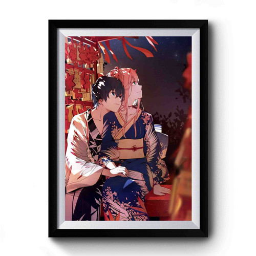 Hiro Y Zero Two Darlinginthefranxx Premium Poster