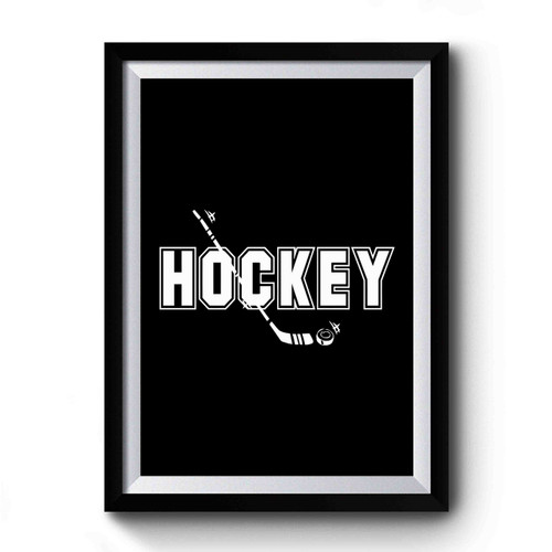 Hockey Ball Premium Poster
