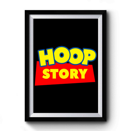 Hoop Story Logo Premium Poster