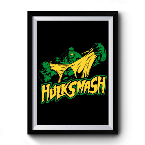 Hulk Hogan Superhero Smash Premium Poster