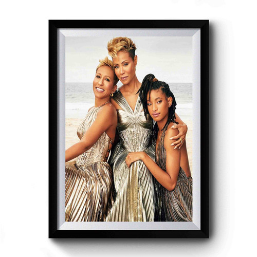 Jada Pickett Smith Willow And Mom Premium Poster