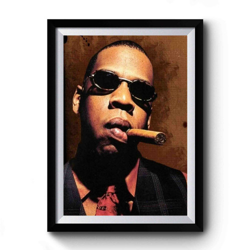 Jay-Z Cigar Smoking Premium Poster
