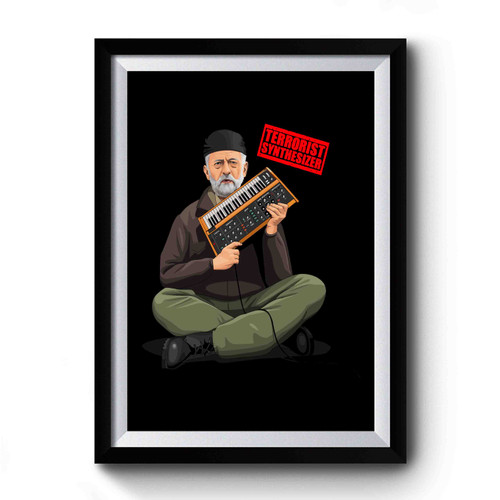 Jeremy Corbyn Terrorist Synthesizer Premium Poster