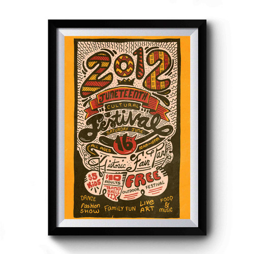 Juneteenth Alabama Mississippi Georgia Premium Poster