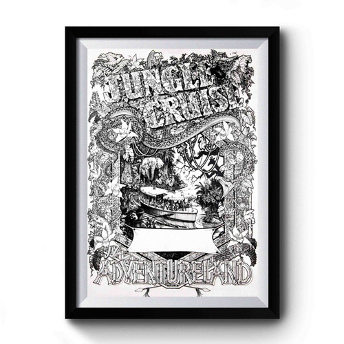 Jungle Cruise Illustration Premium Poster
