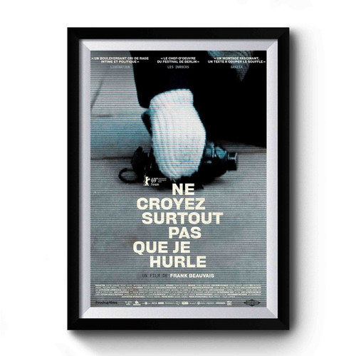 Just Dont Think Ill Scream Movie Premium Poster