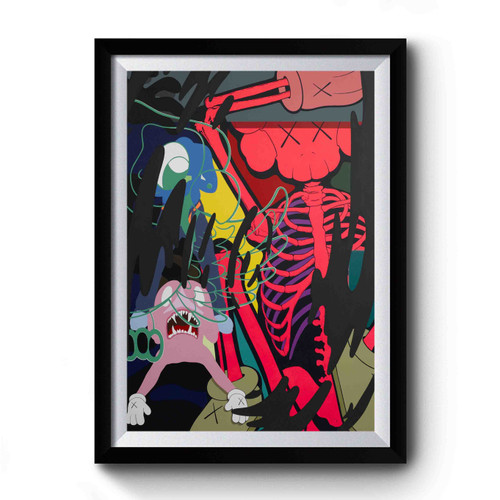 Kaws Wallpapers Art Premium Poster