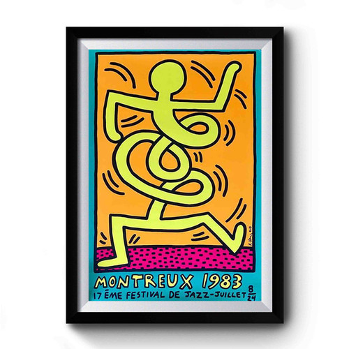 Keith Haring - Montreux Jazz Festival - 1983 Premium Poster