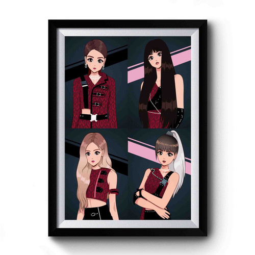 kill this love blackpink anime Premium Poster