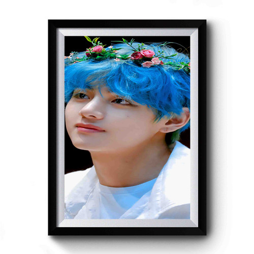 Kim Taehyung Boy With Luv Premium Poster