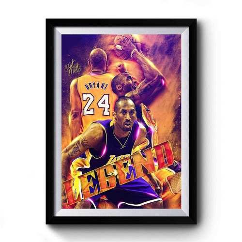 Kobe Bryant 24 Legend Premium Poster