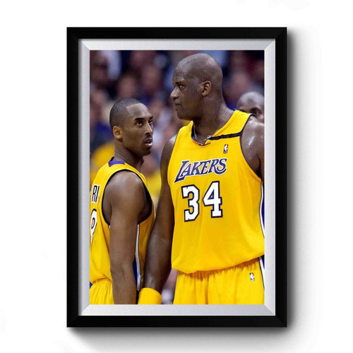 kobe bryant and shaq Premium Poster