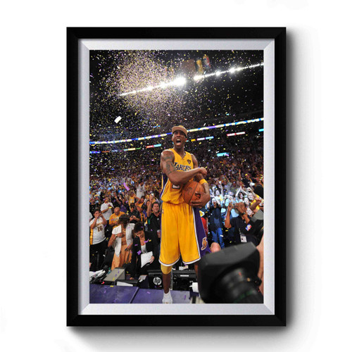 kobe bryant champions Premium Poster