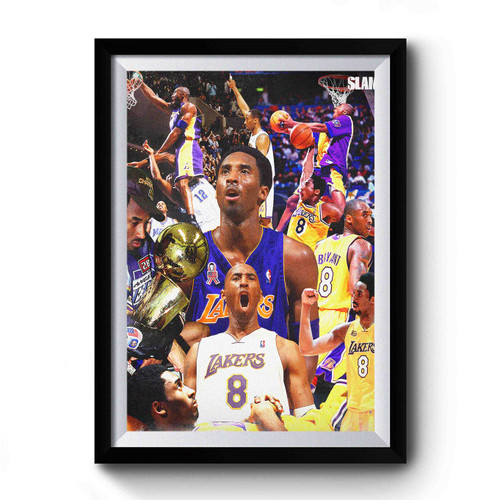 Kobe Bryant Collage 1 Premium Poster