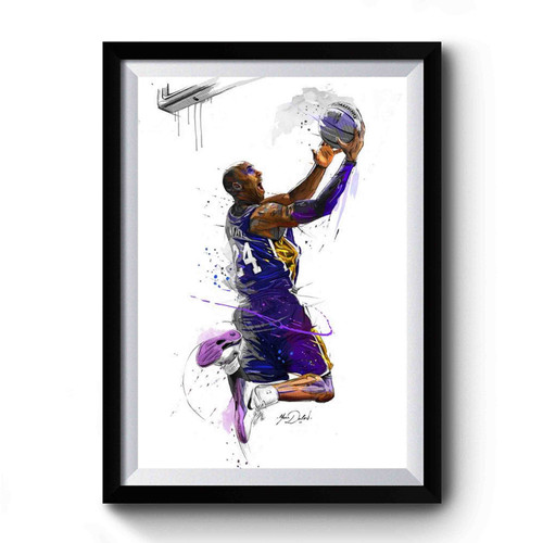 Kobe Bryant Dunk 1 Premium Poster