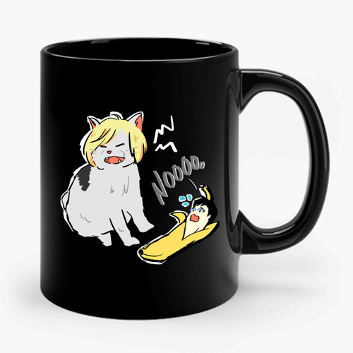 Banana Cat Yurio Ceramic Mug