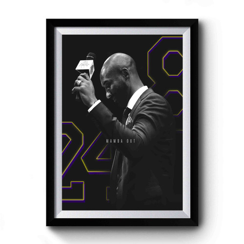 Kobe Bryant Mamba Mentality 2 Premium Poster