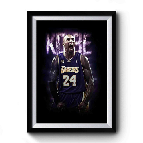 Kobe Bryant The Mamba Premium Poster