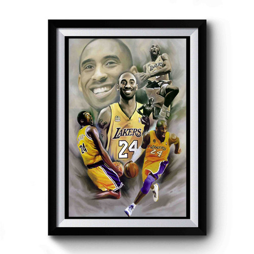 Kobe Bryant World Class Basket Balll Legend Premium Poster