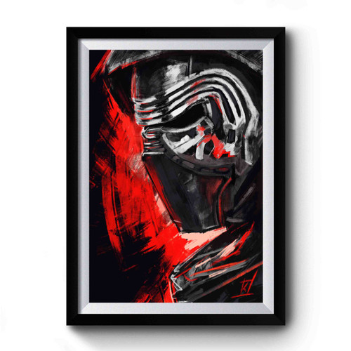 kylo ren painting Premium Poster