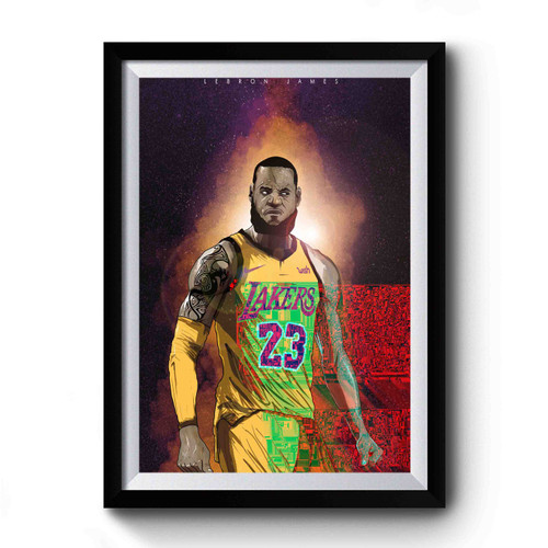 Lebron James Arm Tattoo Premium Poster