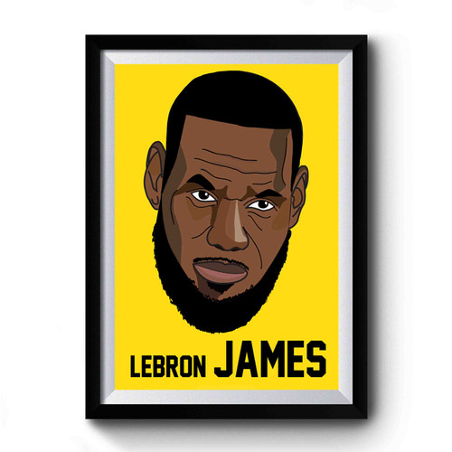 Lebron James Illustration 2 Premium Poster