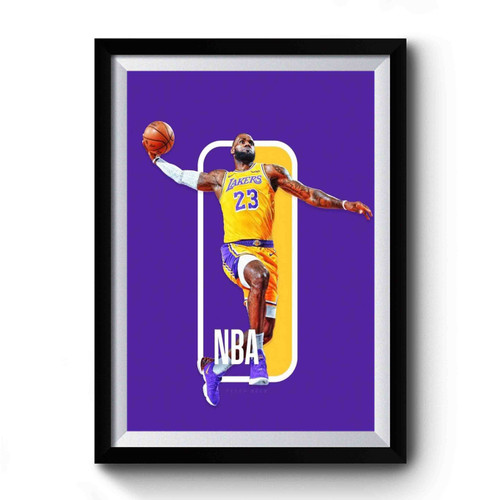 Lebron James Jump Premium Poster Lebron James Jump Premium Poster