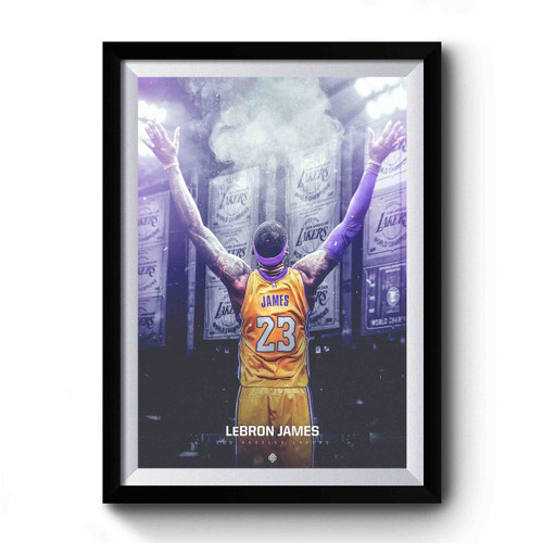 Lebron James Los Angeles Lakers Nba Premium Poster