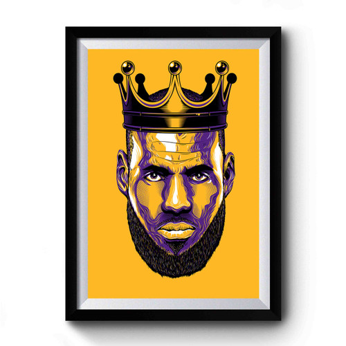 Lebron The King Premium Poster