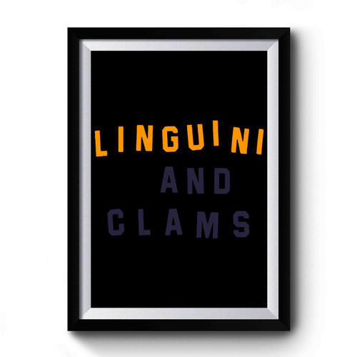 Linguini And Clams Premium Poster