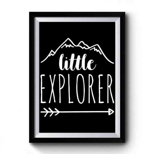 Little Explorer Premium Poster