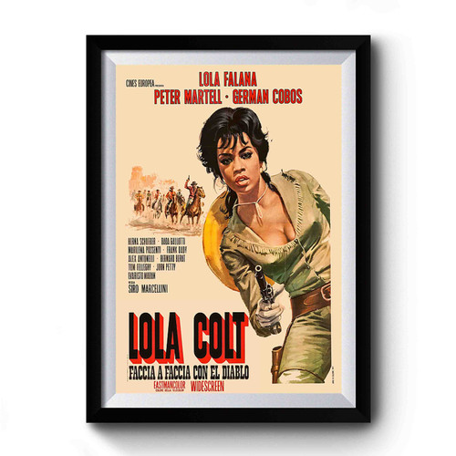 Lola Colt Faccia A Faccia Con El Diablo Premium Poster