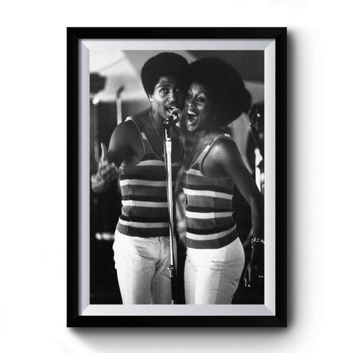 Lola Falana And Friend Premium Poster