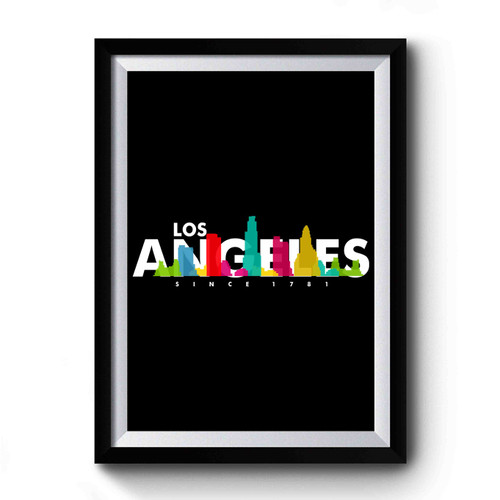 Los Angeles Skyline Premium Poster