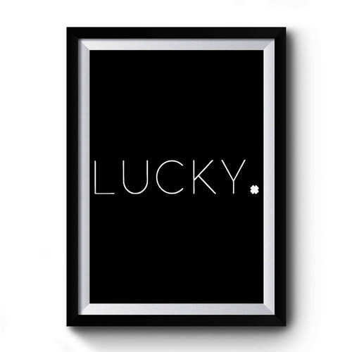 Lucky Clover Premium Poster