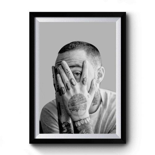 Mac Miller Framed Canvas Wall Premium Poster