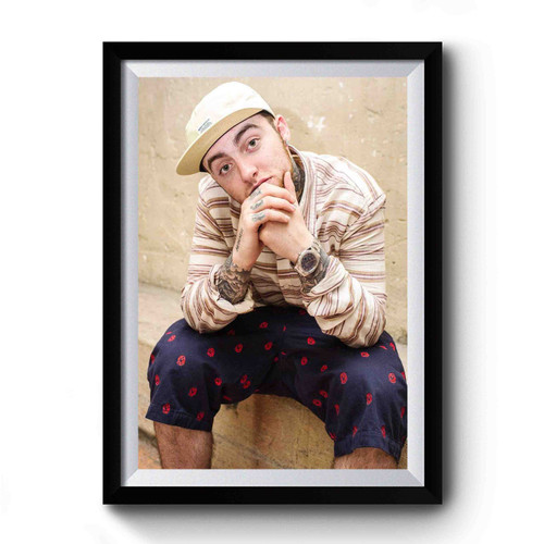 Mac Miller Singer Premium Poster